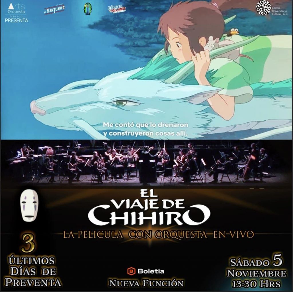 “El viaje de Chichiro” y “El Extraño Mundo de Jack” se presentan en concepto Cine-Sinfónico