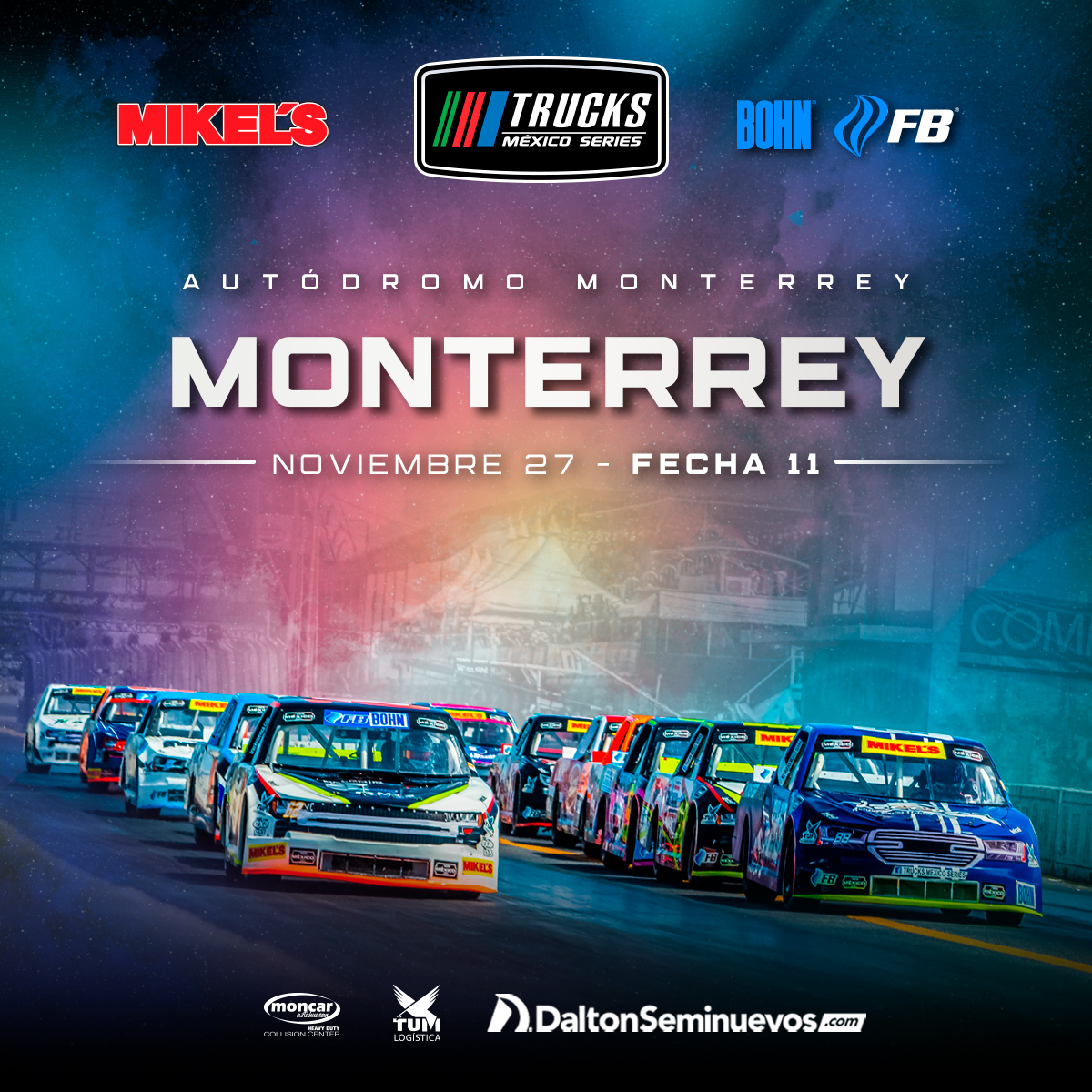 Trucks México Series, vuelve a Monterrey para disputar episodio semifinal de la temporada 2022