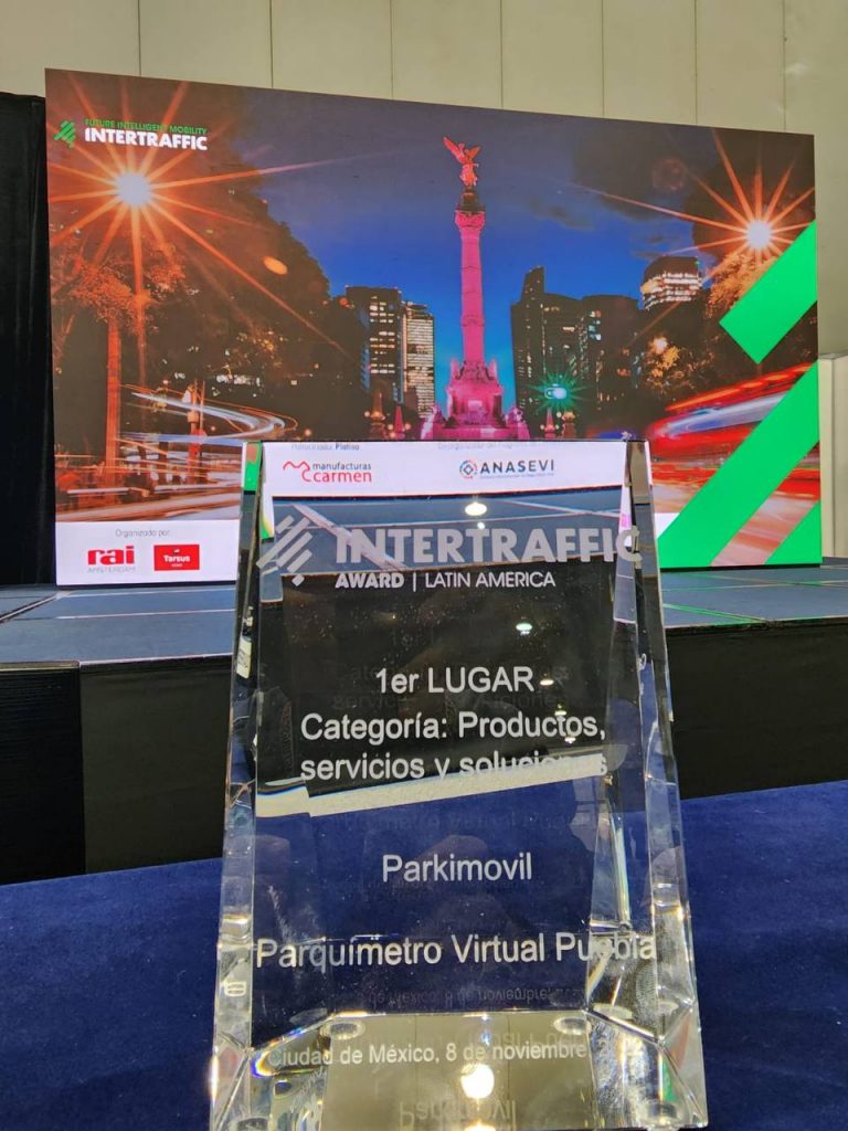Parquímetros ganan premio Intertraffic Latin Award