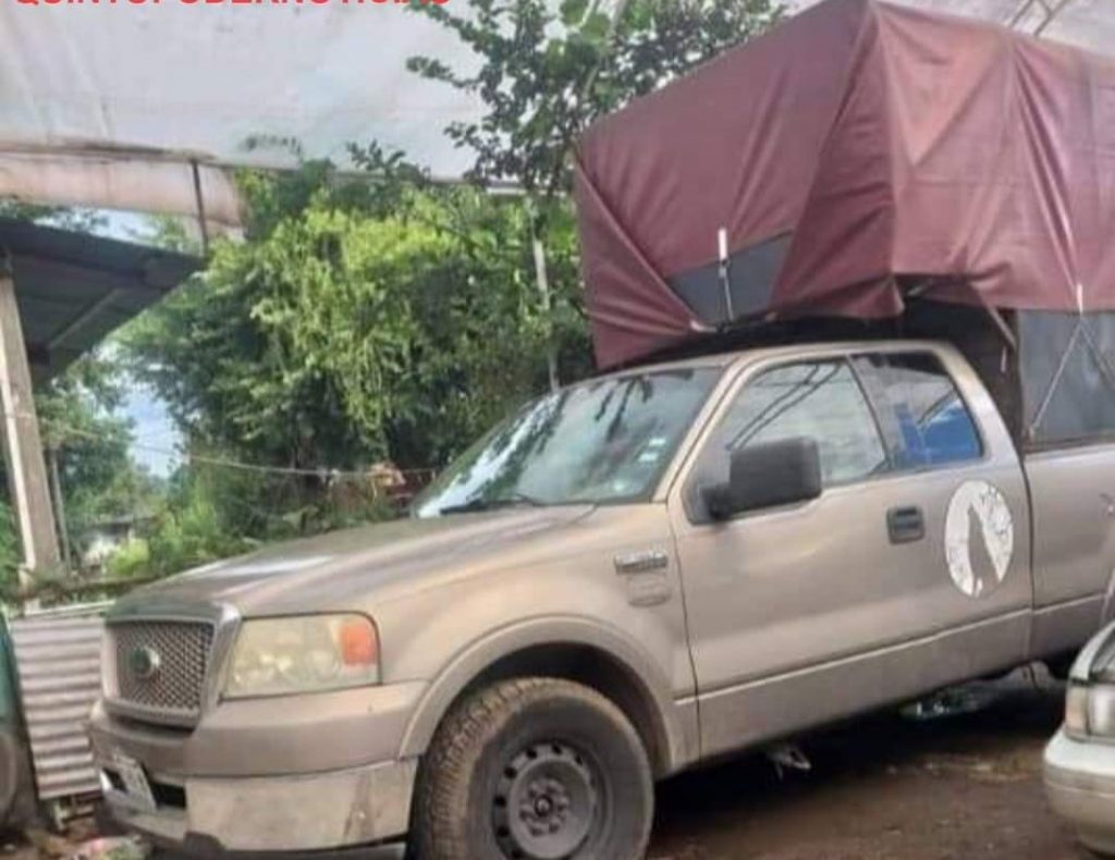 Roban camioneta del presidente auxiliar de Tenango de las Flores