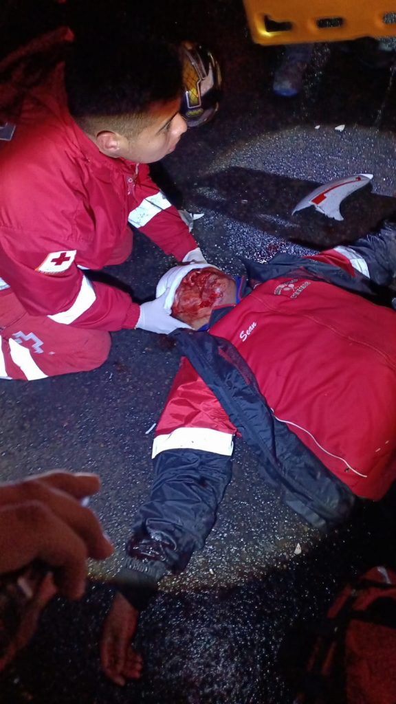 Desde Huauchinango: Motociclista atropellado, grave