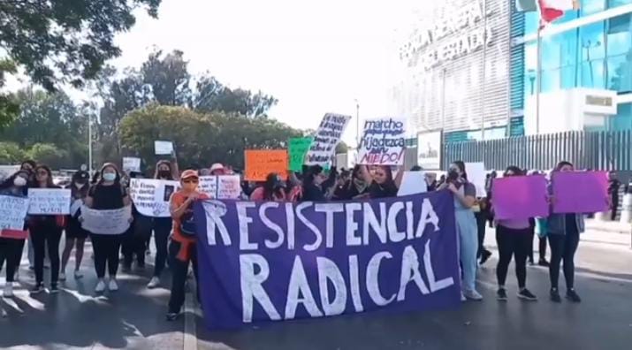 Video desde Puebla: Realizan marcha por la no violencia contra mujeres