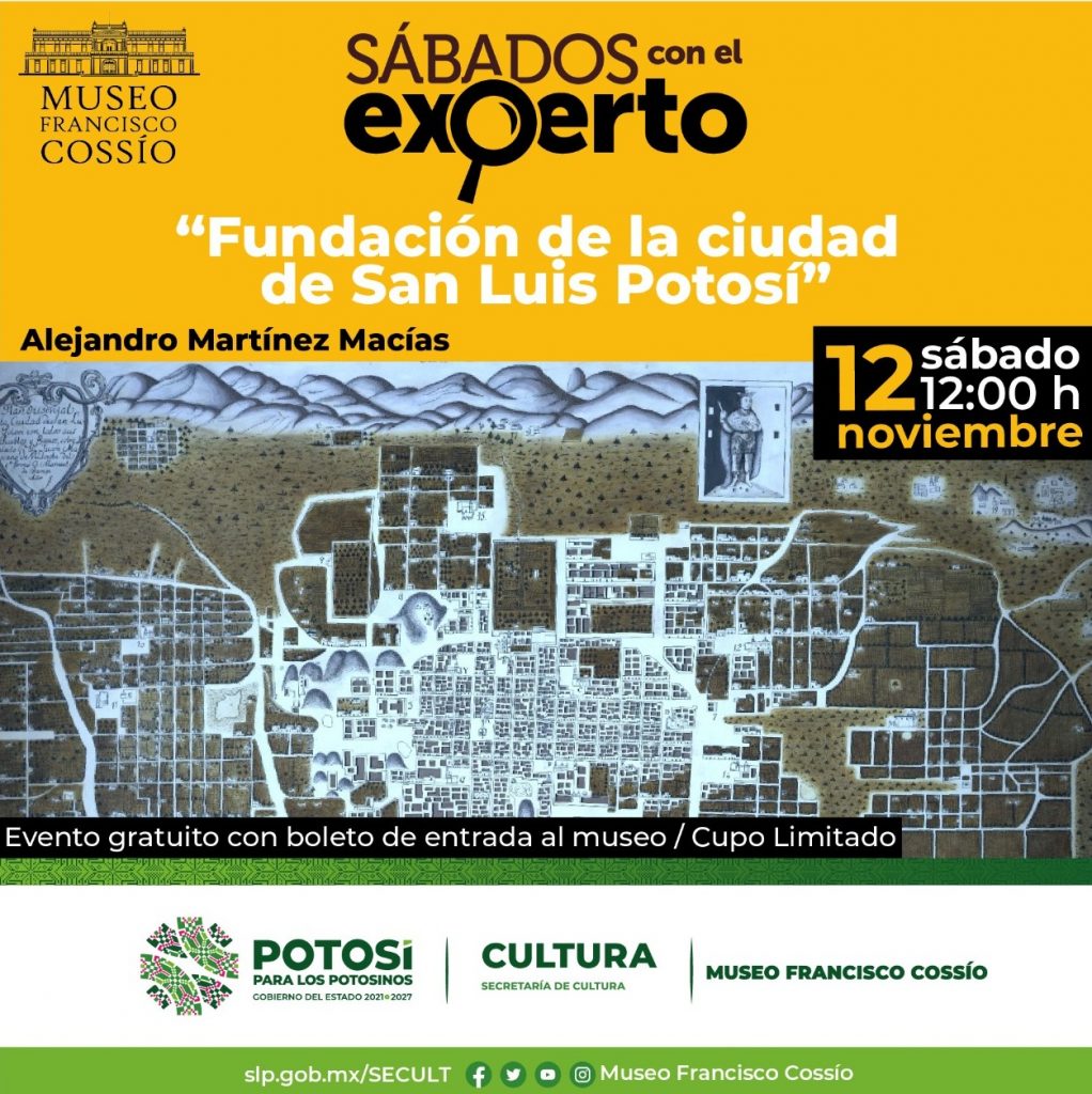Charla sobre la fundación de San Luis Potosí, en el Cossío