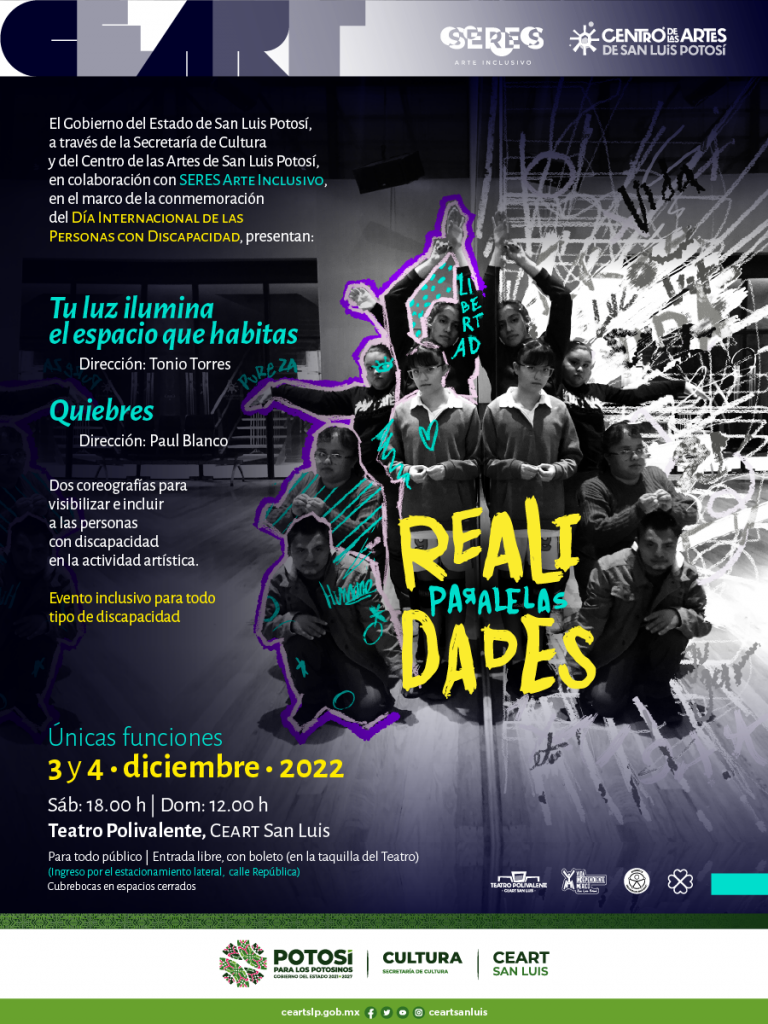 Presentan espectáculo artístico inclusivo “Realidades paralelas”