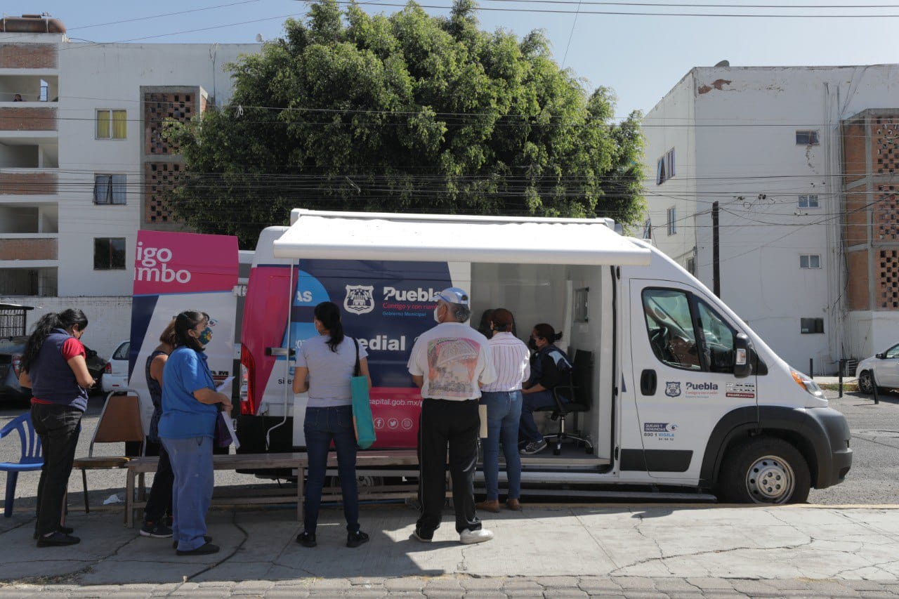 Unidad móvil para pago fácil de predial y limpia 2023 en Puebla Capital