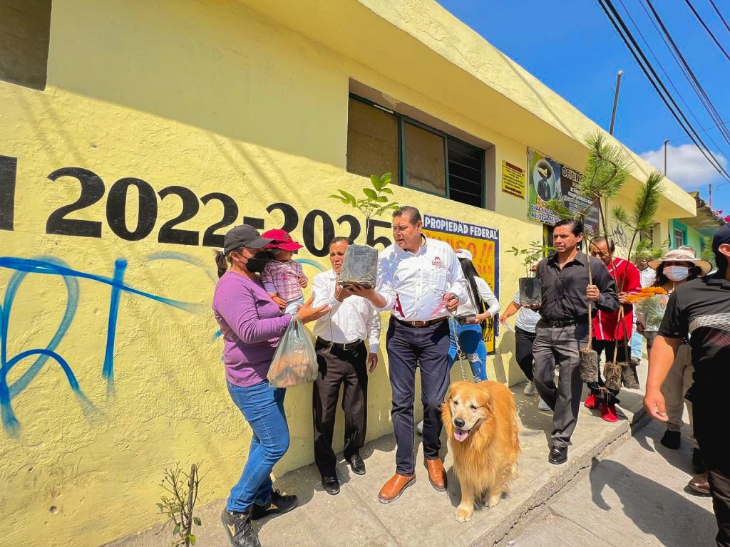 Armenta encabeza Macro Jornada de Reforestación en Puebla a favor del medio ambiente