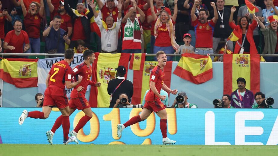 España luce con una goleada histórica en su debut mundialista