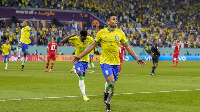 Brasil venció a Suiza y clasificó a los octavos de final