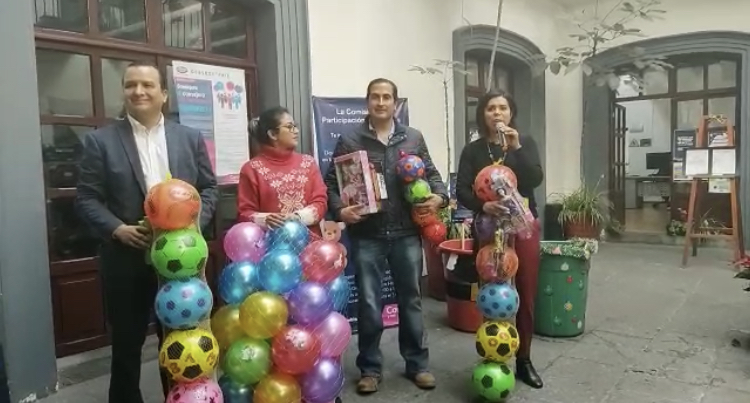 Regidores invitan a los poblanos a sumarse a la campaña de donación de juguetes