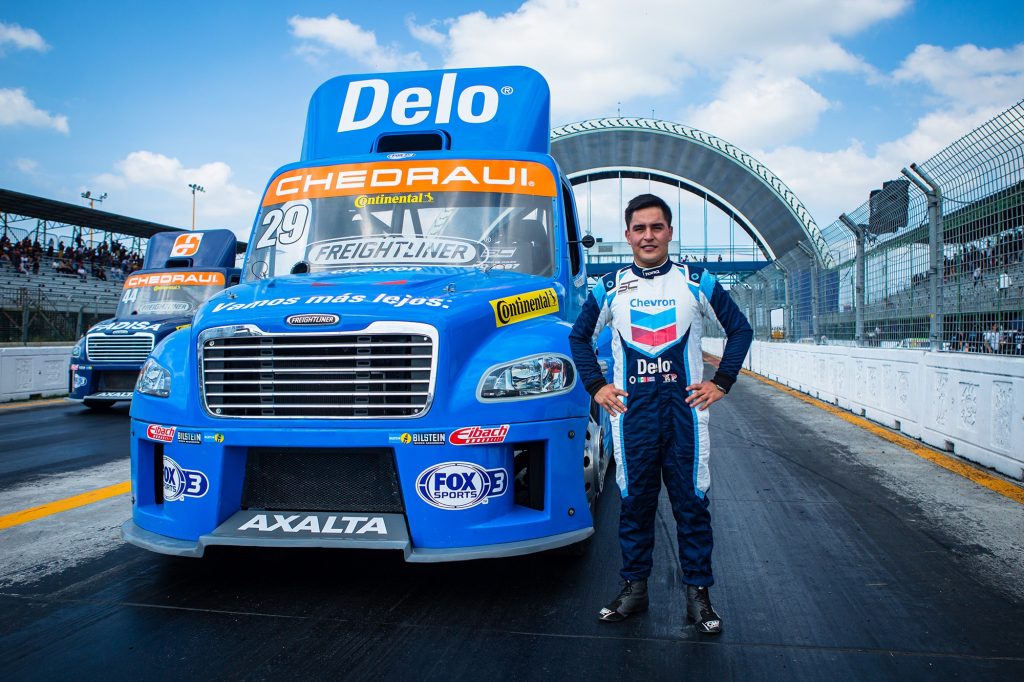 Jorge de la Parra y el Chevron Delo Racing Team, a cerrar temporada 2022 de los tractocamiones, en Puebla