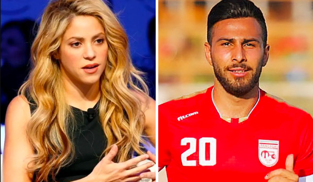 Shakira defiende a jugador iraní condenado a muerte