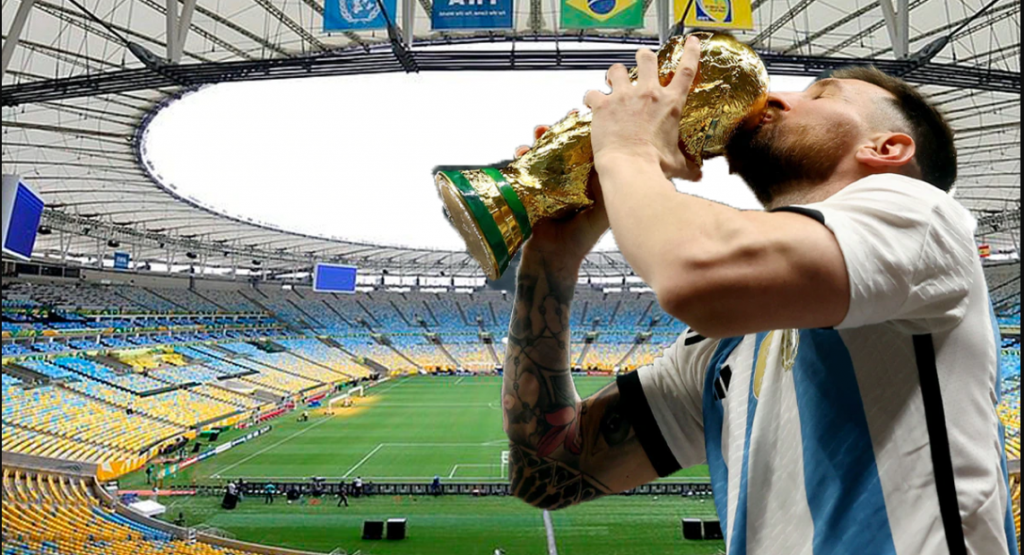 Messi invitado a inmortalizar sus pies en el Maracaná