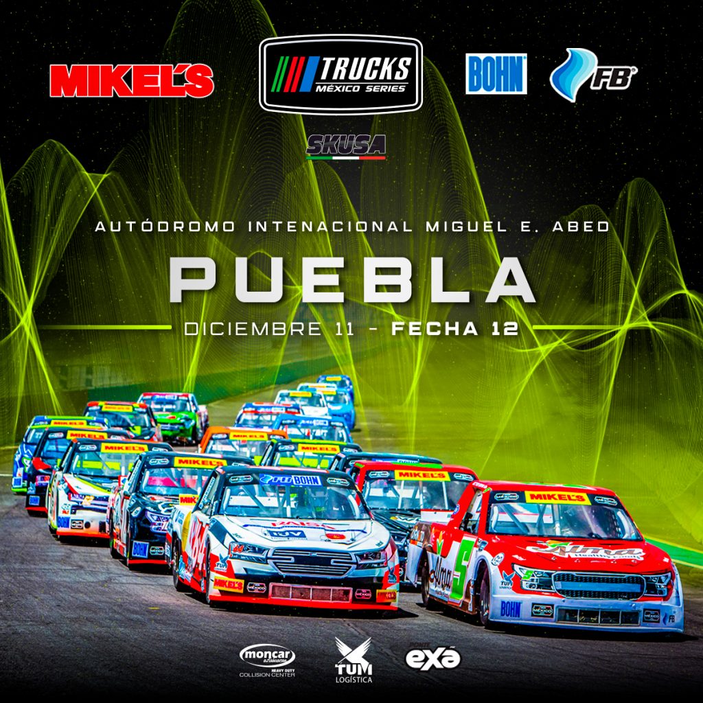 4 contendientes pelearán por el título 2022 de Trucks México Series en Puebla