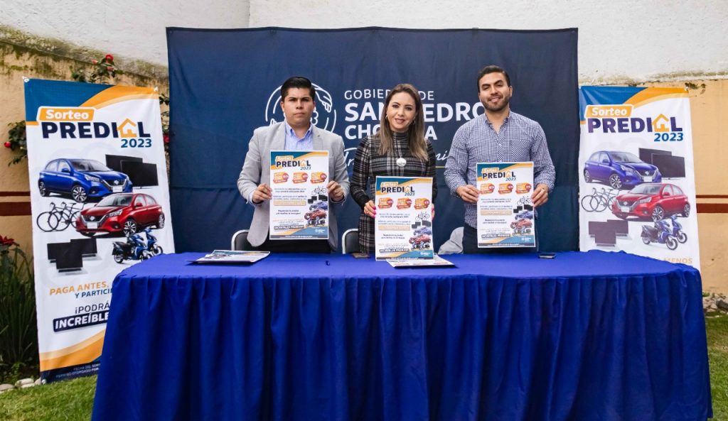 Descuentos y sorteo por pago anticipado de predial, anuncia Paola Angon en San Pedro Cholula