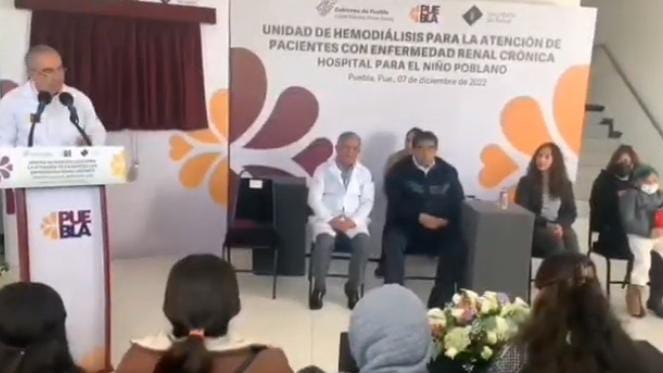 Video desde Puebla: Miguel Barbosa inaugura Unidad de Hemodiálisis