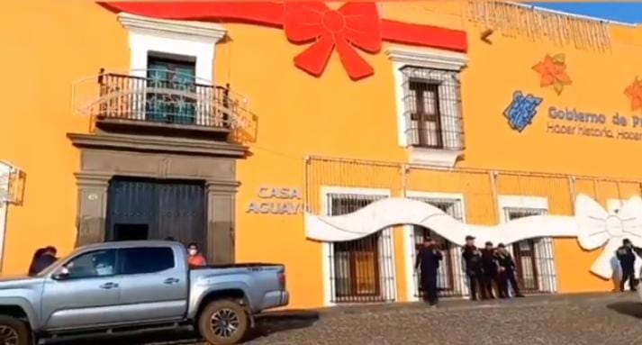 Video desde Puebla: Secretarios estatales se reúnen en Casa Aguayo tras el fallecimiento de Luis Miguel Barbosa