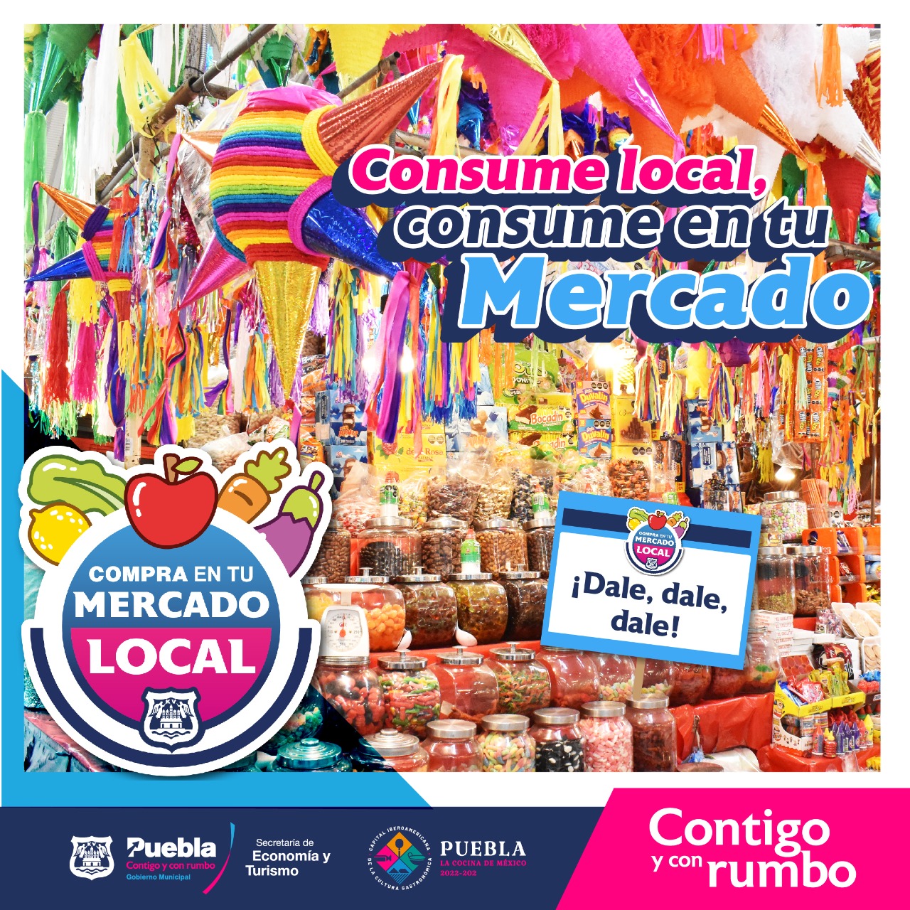 Consumir en los mercados locales, pide el ayuntamiento de Puebla