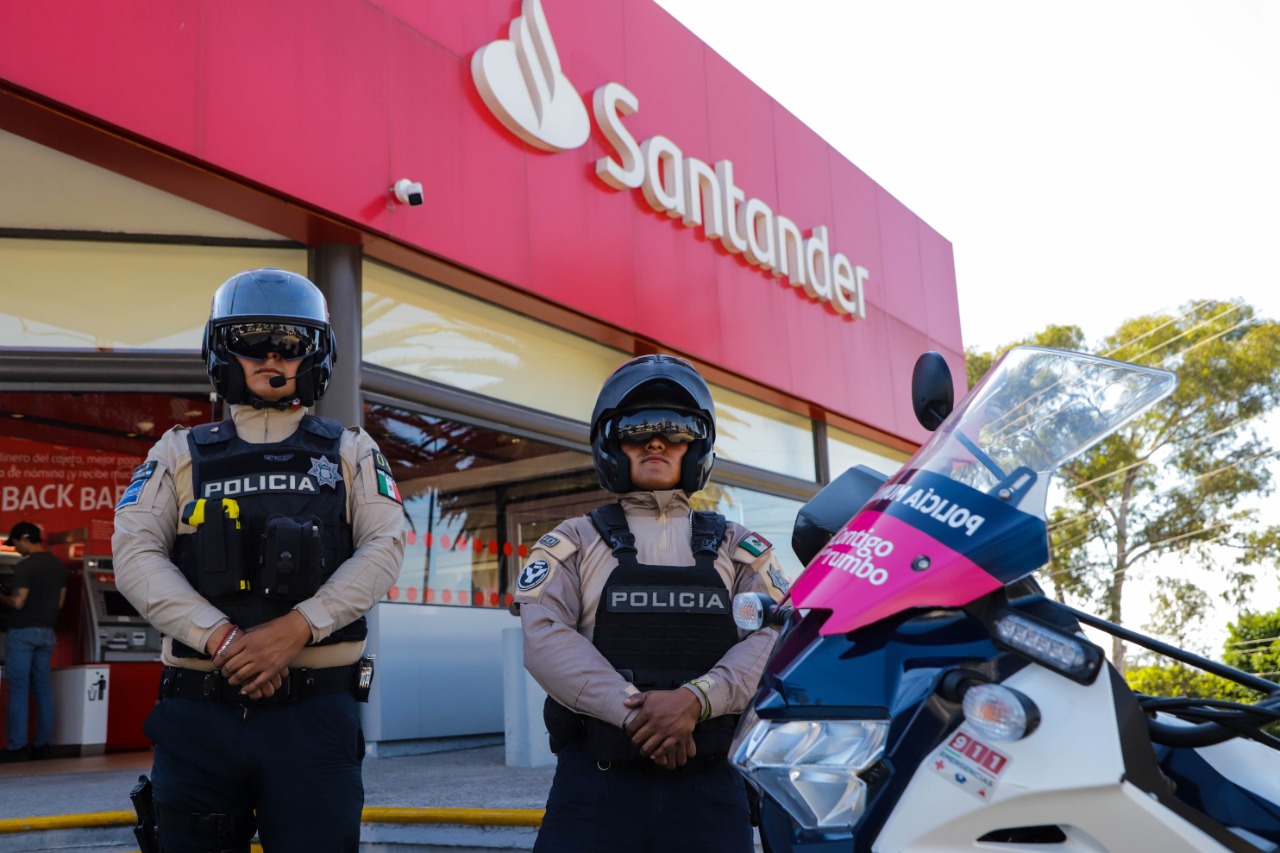 ¡No te arriesgues! aprovecha el acompañamiento bancario de la policía municipal