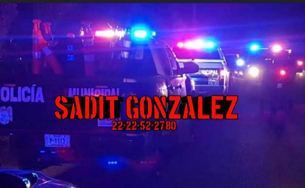 También con árboles se estrellan motociclistas