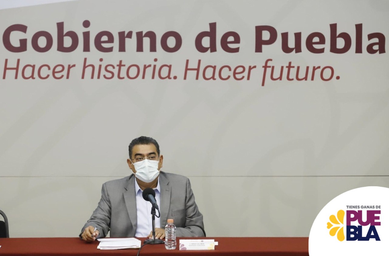 Video desde Puebla: Reunión de Sergio Salomón con Sheinbaum, para ratificar compromisos