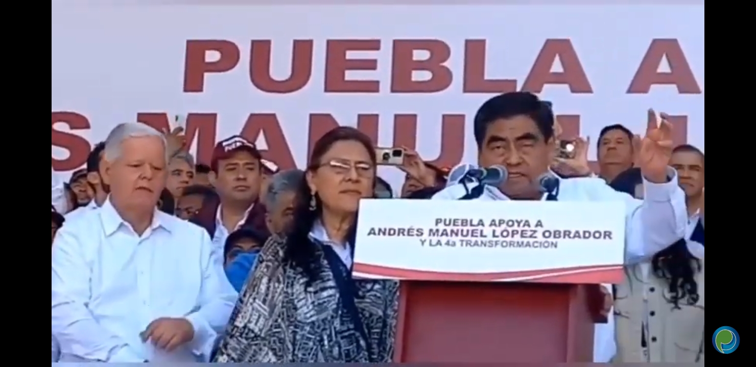 Video desde Puebla: Luis Miguel Barbosa reitera su lealtad y compromiso con AMLO