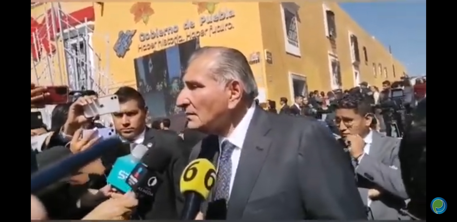 Video desde Puebla: Congreso local tiene libertad de elegir al gobernador interino, aseguró Adán Augusto López