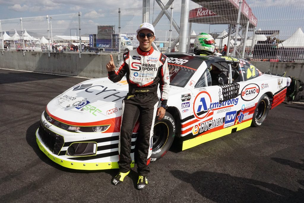 Cierra Xavi Razo con podio en NASCAR México Series