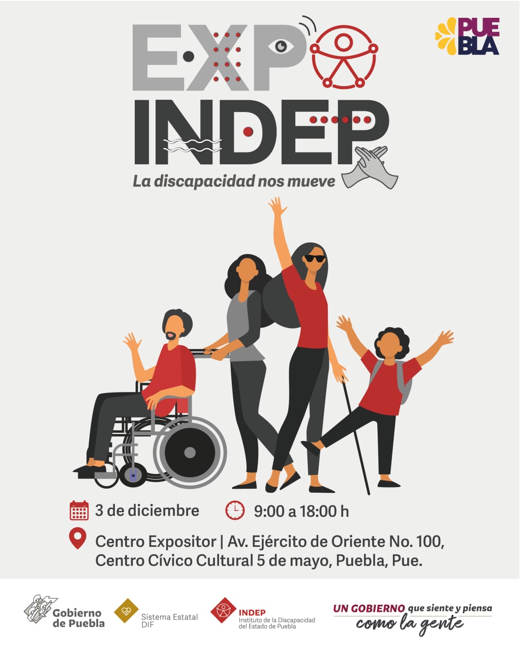 Invita Instituto de la Discapacidad a “Expo INDEP: La Discapacidad Nos Mueve”