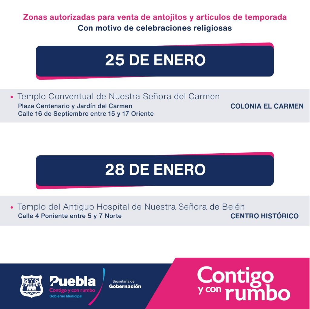 Supervisarán al comercio itinerante por la temporada religiosa