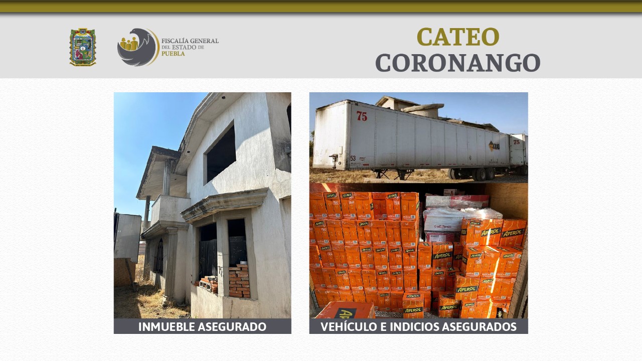Heroico rescate en Coronango…de 310 cajas de alcohol