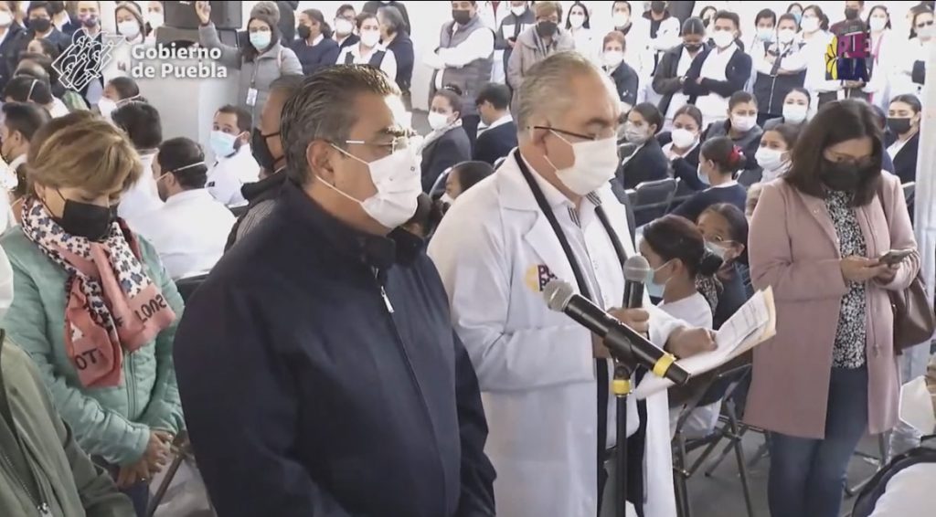 Video y Parte de Guerra miércoles 25:  Muere por covid en Puebla un paciente de 68 años