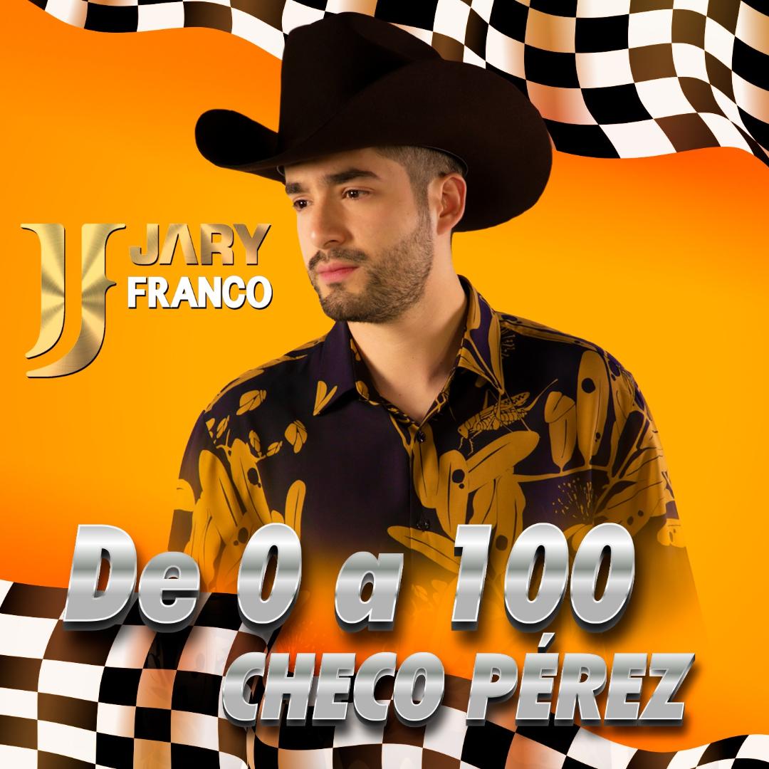 Jary Franco promociona “De 0 a 100 Checo Pérez”