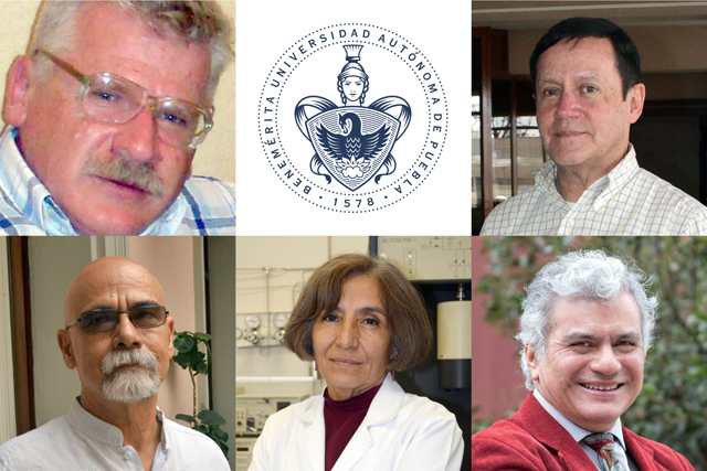Cinco científicos de la BUAP son distinguidos como Investigadora e Investigador Nacional Emérito