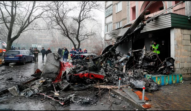 Muere el ministro ucraniano del Interior tras estrellarse helicóptero en Kiev