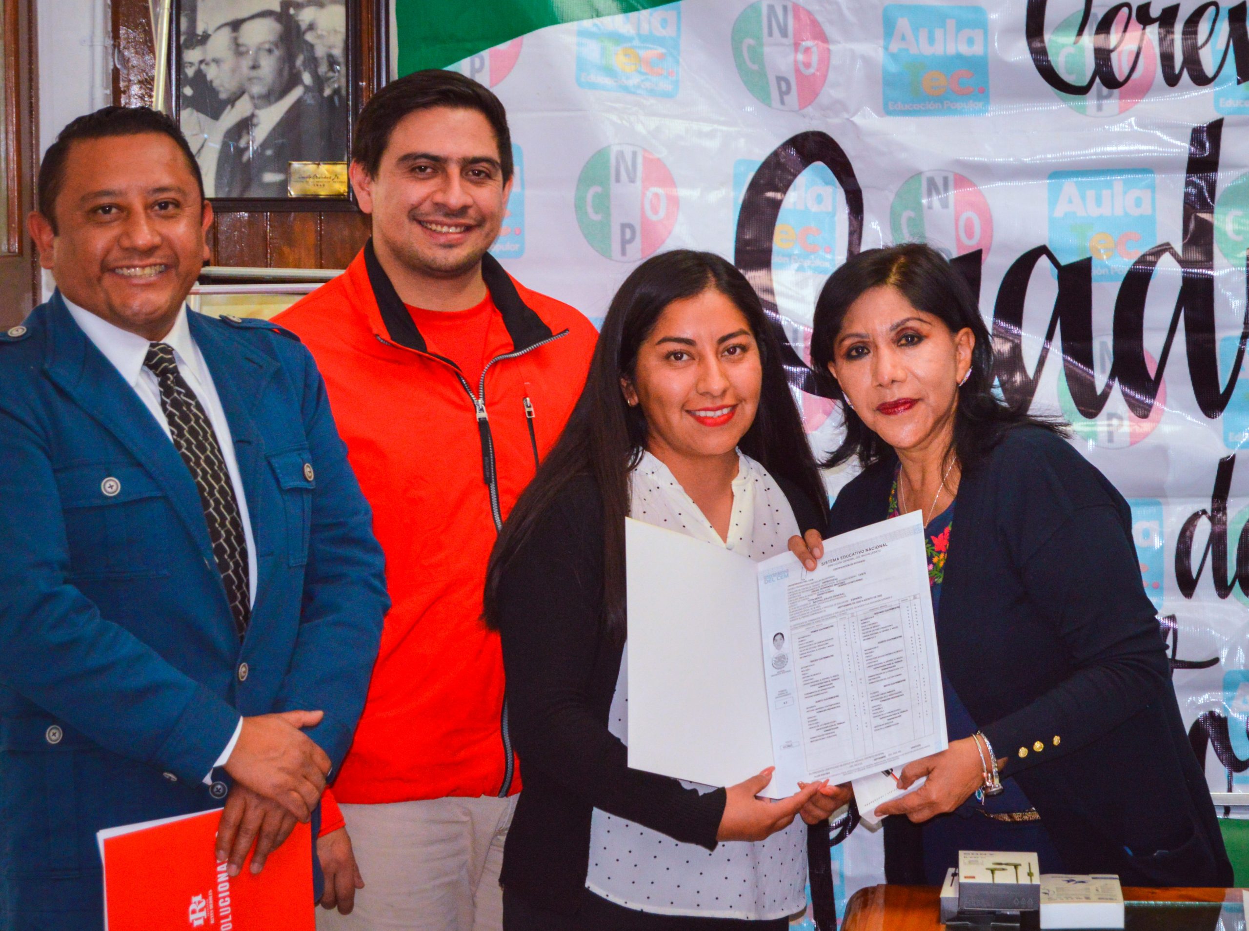 Primera ceremonia de graduación del 2023 de la prepara popular CNOP Tlaxcala
