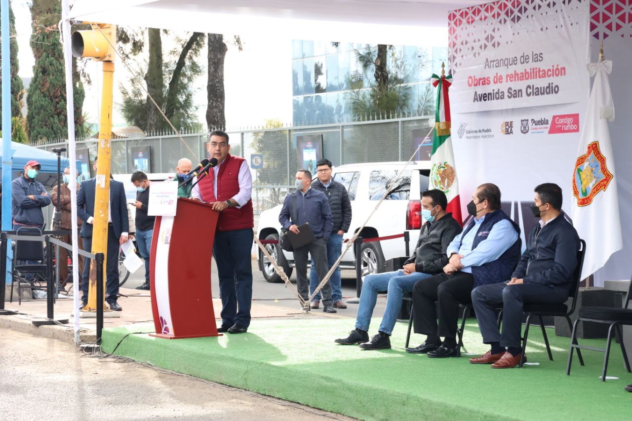 Ayuntamiento de Puebla va por rehabilitación vial de avenida San Claudio