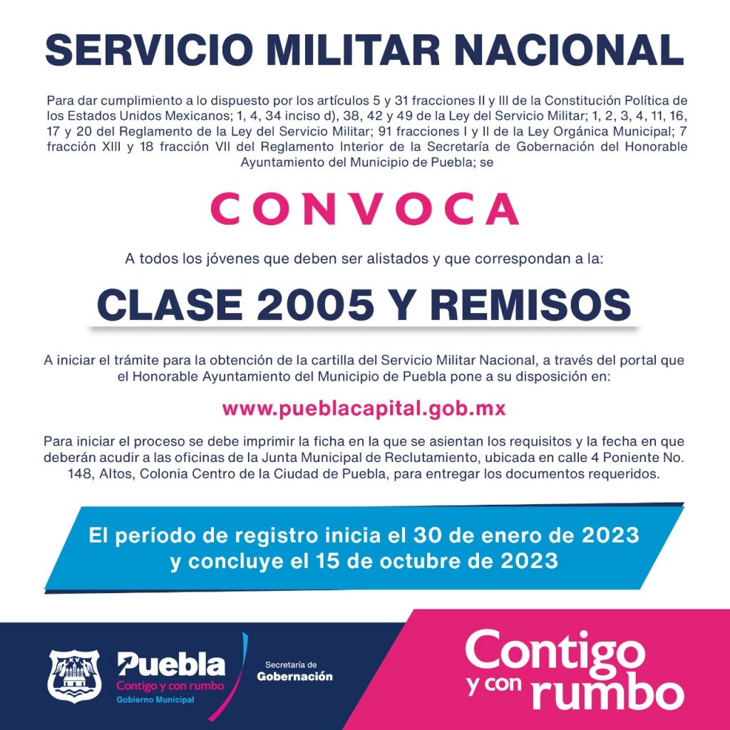 Convocan a tramitar la cartilla militar