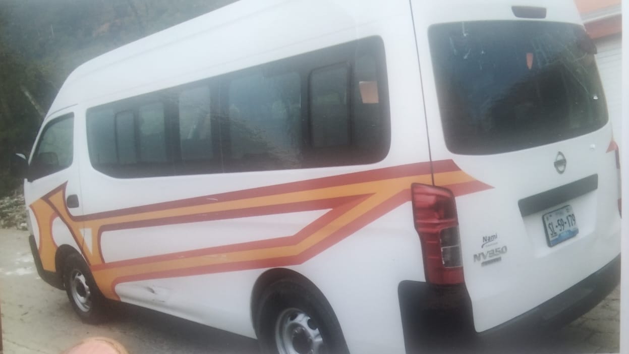 Desde Huauchinango: Se roban unidad de transporte público