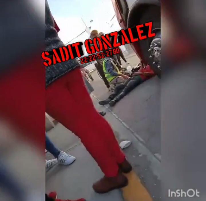 Video desde Puebla: Ruta 86 atropella a peaton en Amozoc