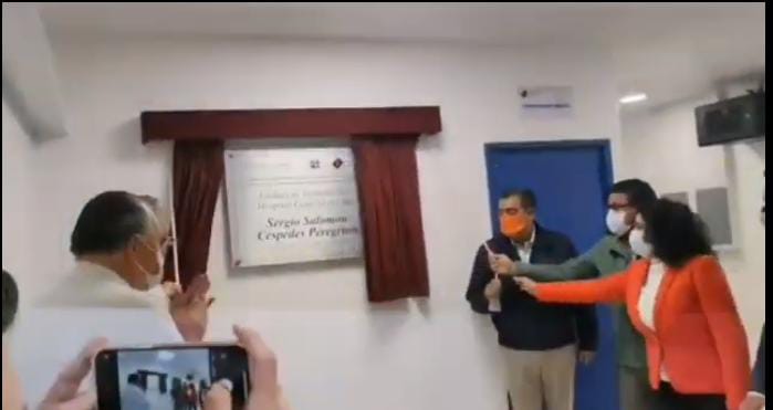 Video desde Puebla: Sergio Salomón Céspedes y José Antonio Martínez inauguran Unidad de Hemodiálisis en el Hospital del Sur