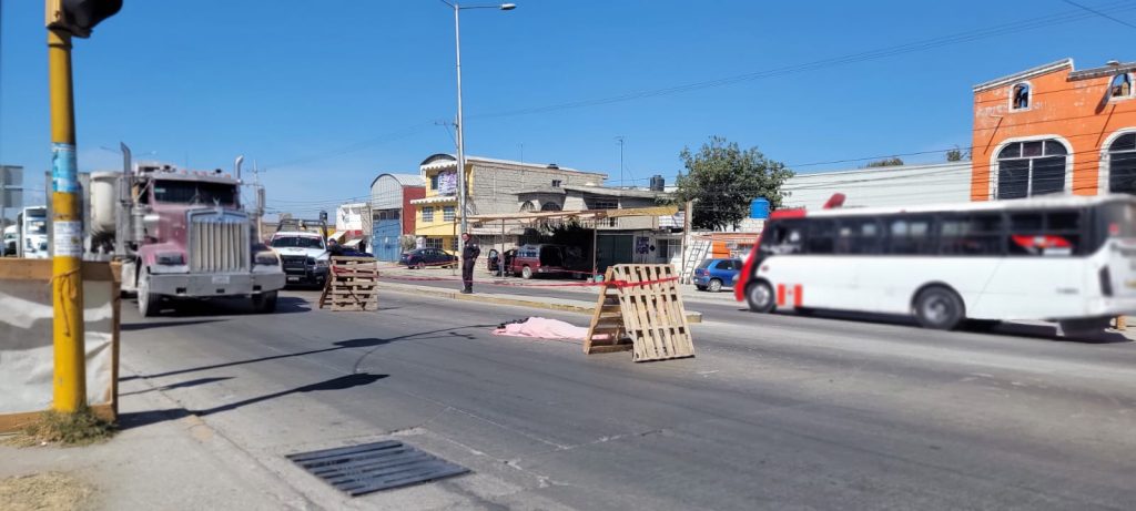 Atropellan y matan a hombre en Amozoc.