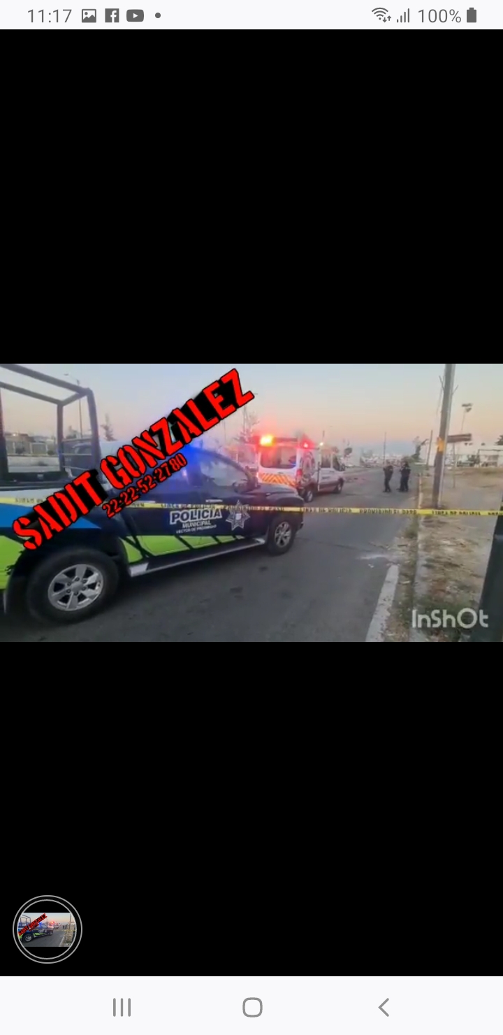 Video desde Puebla: Muerte atropellado en el periférico