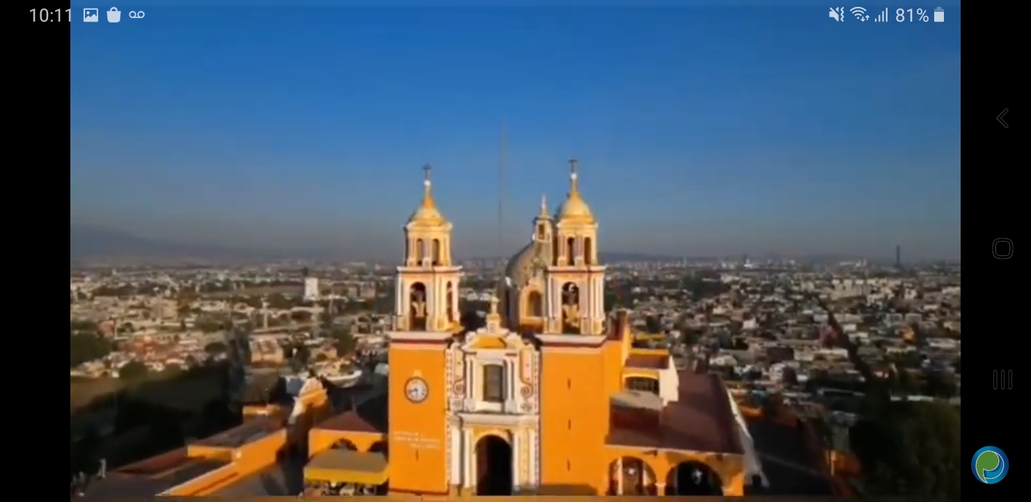 Video desde Puebla: Hermosa iglesia de Virgen de los Remedios, vista en las alturas