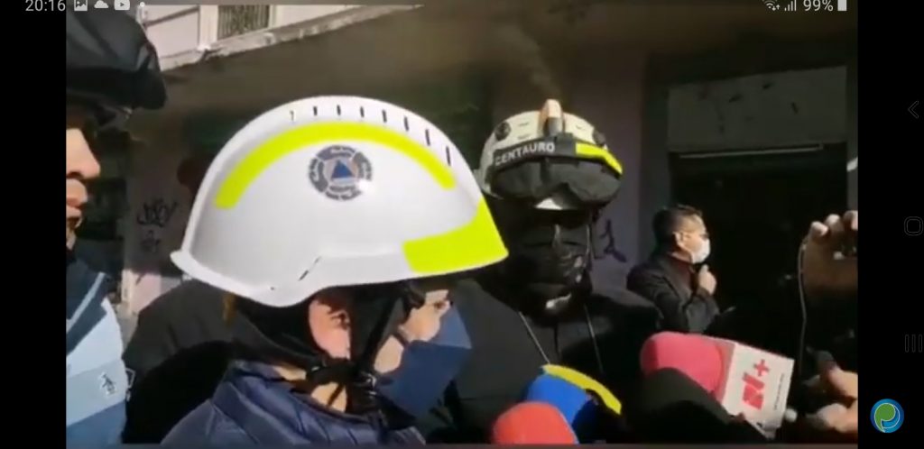 Video desde Puebla: Se confirma que el derrumbe en casa del Centro Histórico no dejó heridos