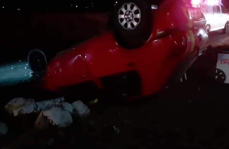 Accidente vehicular sobre el libramiento Chignahuapan-Zacatlán