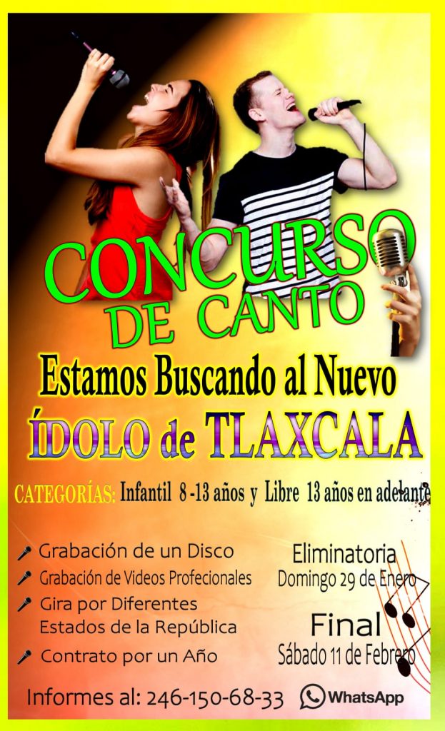 Ídolo de Tlaxcala busca a los nuevos talentos del canto