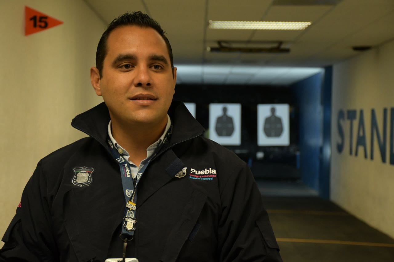 Video desde Puebla: 60% de los egresados de la Academia de Formación y Profesionalización aprueba el control de confianza, informó Guillermo Almazán