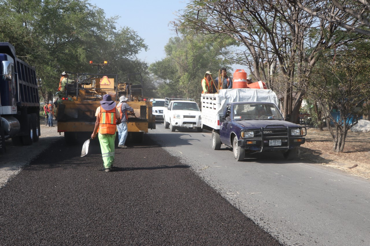 Gobierno estatal reconstruye la carretera Izúcar-Chiautla de Tapia