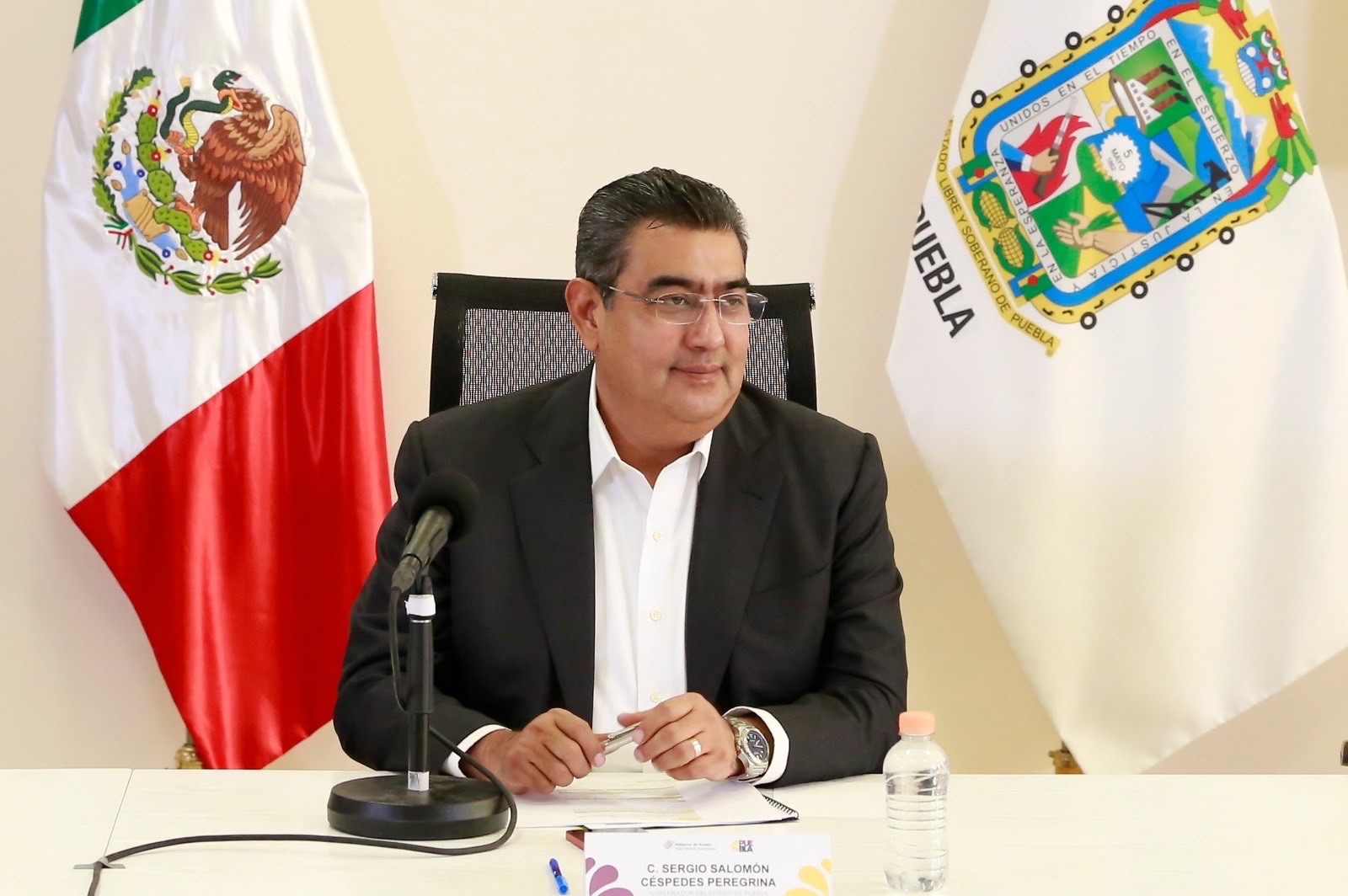 Video: Feria de Puebla atraerá turismo y la reactivación económica del estado, destacó Sergio Salomón Céspedes Peregrina