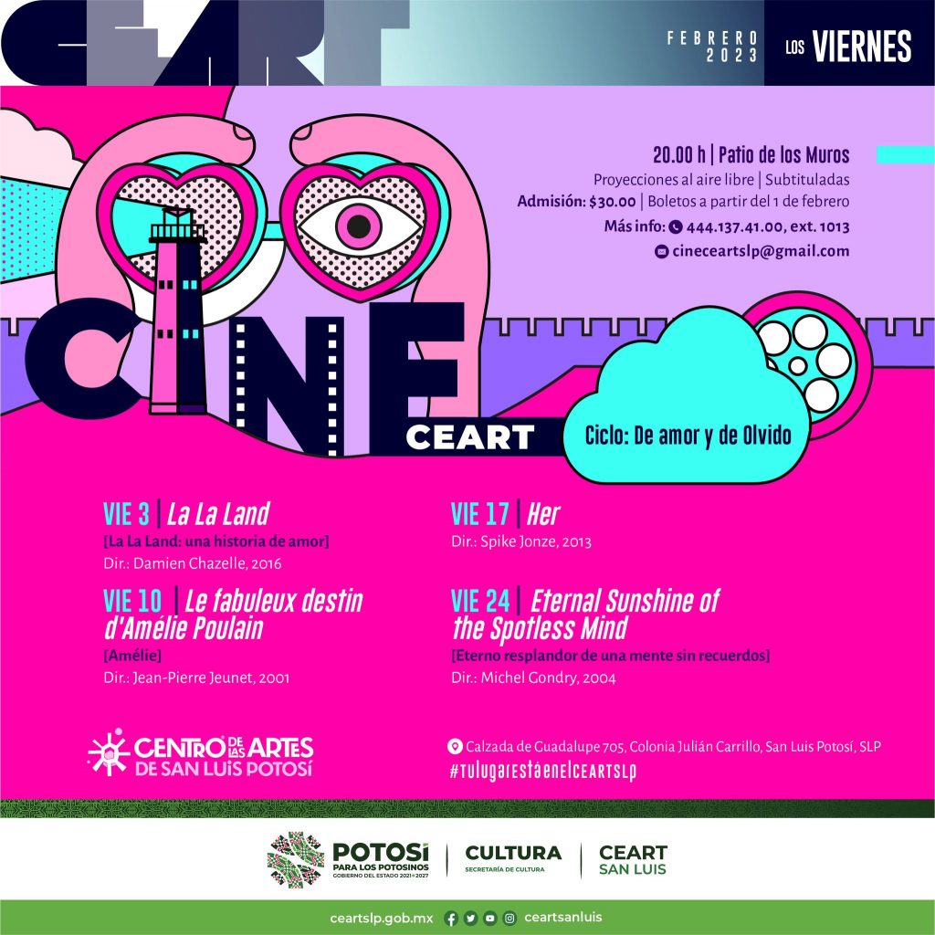 “De amor y de olvido”, nuevo ciclo de cine en el CEARTSLP